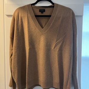 J.Crew Cashmere Sweater in Tan